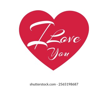 red heart on white background