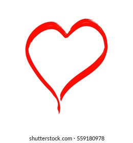 60,662 Red heart outline Images, Stock Photos & Vectors | Shutterstock