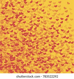 Red heart outline which consists of isolated elements. Modern style with ethnic elements in red heart outline. Can be used as print, wallpaper, cards, valentine cards, logo, background and etc.