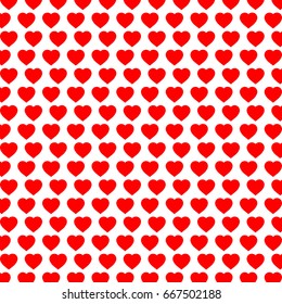 red heart pattern background vector design