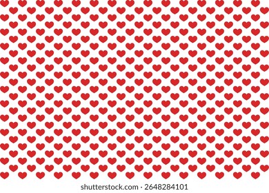 Red Heart Pattern – Transparent Background Seamless Vector - Powered by Shutterstock - Get 15% off with code: PIKWIZARD15