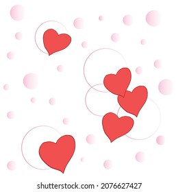 ilustración del corazón rojo sobre fondo blanco. vector dibujado a mano.