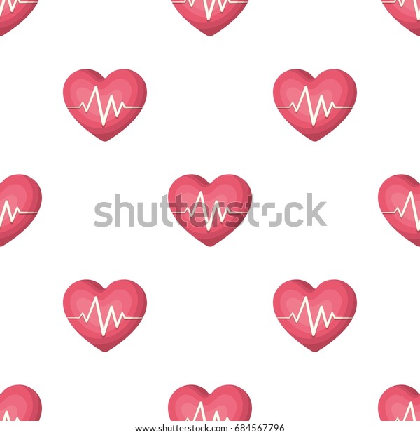 Red Heart Pulse Heart Rate Athlete Stock Vector (Royalty Free) 684567796 Shutterstock