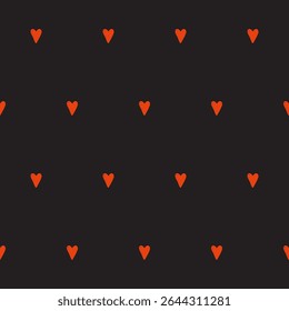 Red Heart Seamless Pattern Background. Romantic Wedding Party Wallpaper Decoration. valentine day Gift Wrapping Paper Print. Textile fabric Swatch Design. Valentine Day Symbol Art. 