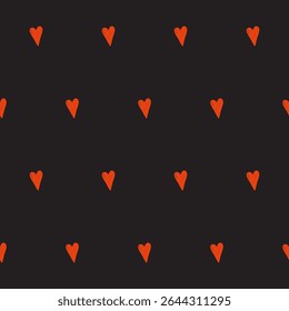 Red Heart Seamless Pattern Background. Romantic Wedding Party Wallpaper Decoration. valentine day Gift Wrapping Paper Print. Textile fabric Swatch Design. Valentine Day Symbol Art. 