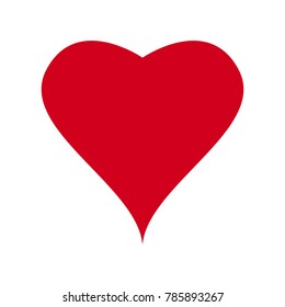 red heart shape