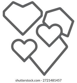 Una caja roja en forma de corazón y un marco con anillos dorados crean un concepto de ilustración romántica en 3D para una celebración del Día de San Valentín, símbolo de amor y pasión.