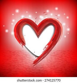 red heart shape,texture background.