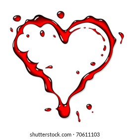 Red heart symbol