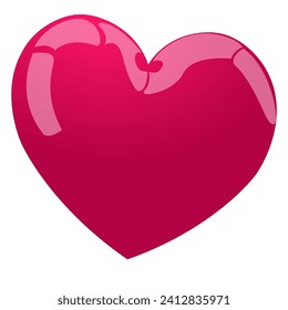 red heart as a symbol of love