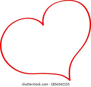 The red heart is a symbol of love and faith. Valentine's day splash template, romantic stylish design.