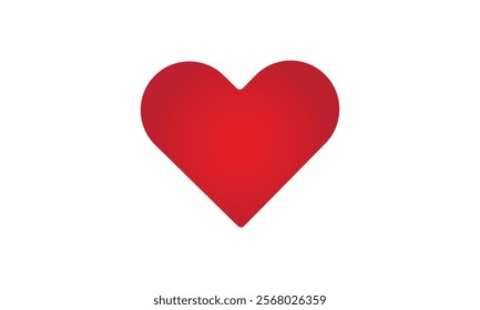 red heart symbol. love icon three dimensional vector illustration. isolated on transparent background