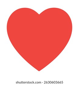 Red Heart Symbol Love Valentines Day Heart Icon Graphic Design
