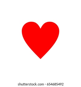 red heart symbol vector file