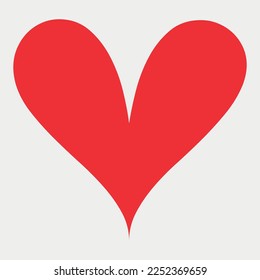 Red Heart Symbol vector illustration