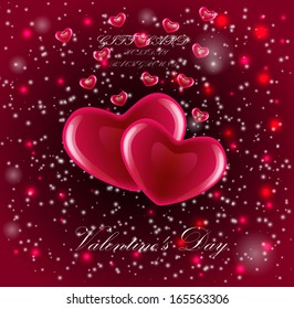 Red heart, Valentine's Day