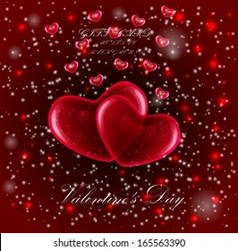 Red heart, Valentine's Day