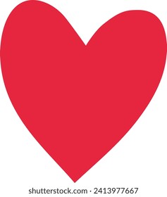 
Red heart for Valentine's Day