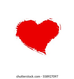 Red heart, Valentine's day.