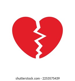 Red heart in various design. Illustrations for Valentine's Day.