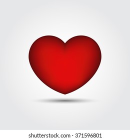 Red heart - Vector