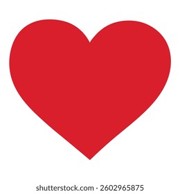 red heart vector icon love valentine icon vector isolated