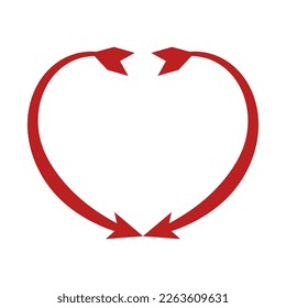 Red heart vector icon. Heart of an unusual shape vector. Love heart vector icon. Vector illustration.