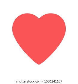 red heart, Vector icon Heart Icon Vector. Valentine day