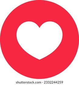 red heart vector icons illustration