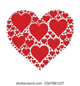 Red Heart Vector – Love and Romance Icon for Valentine’s Day, Wedding, and Romantic Design Elements
