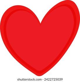 red heart welcome to valentine day 