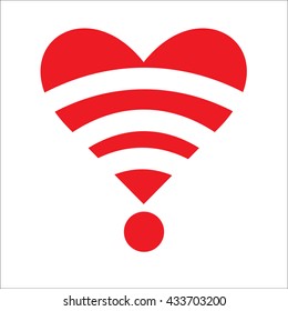 red heart wifi