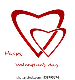 red hearts
