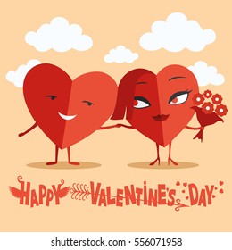 Red hearts.