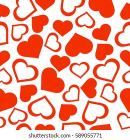 red hearts