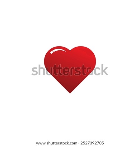 Red hearts. Attractive red hearts illustration. Hearts element.