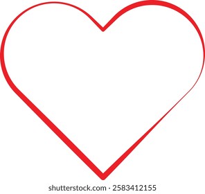 Red hearts icon. design in trendy style . Romance sign design. love day valentine vector shape. heart shapes. love icon. illustration
