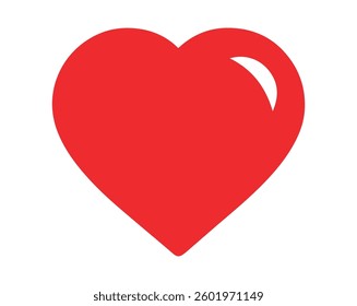 Red Hearts Icons or Symbols Vector Illustrator EPS File.
