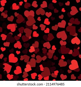 
corazones rojos sobre un