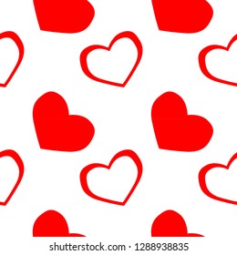 Red hearts on white background seamless pattern backdrop,wallpaper
Valentines,love,romance concept