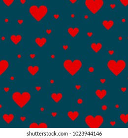 Red Hearts pattern