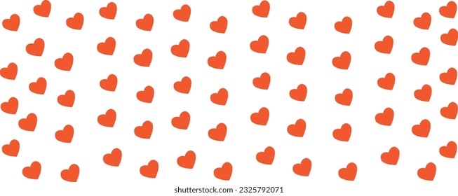 red hearts pattern background suitable for many uses