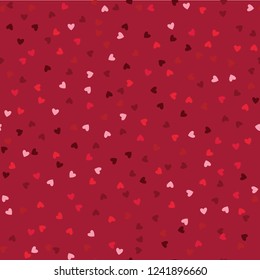 Red hearts pattern for Valentine's Day