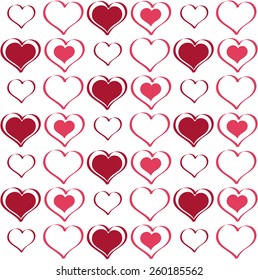 Hand Drawn Heart Icon Sign Stock Vector (Royalty Free) 1407443981