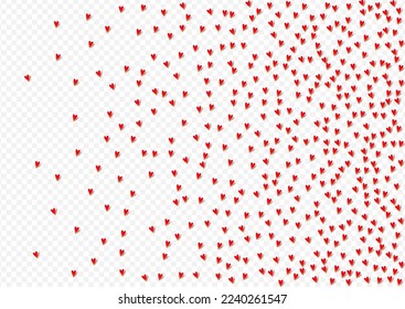Red Hearts Vector White Backgound. Wedding Heart Wallpaper. Burgundy Cut Papercut Pattern.