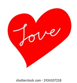 Red heart-shaped message is "Thank you" icon