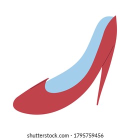 red heels for women for sale, local businesses vector illustration design