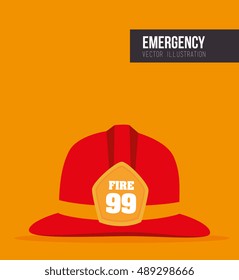 red helmet fireman protection