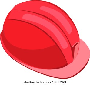 red helmet vector illustration