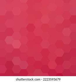 Fondo hexágono rojo. Fondo geométrico moderno.